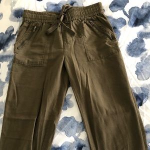 Garage green cargo pants